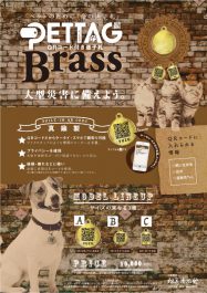 チラシ デザイン（PETTAG Brass）